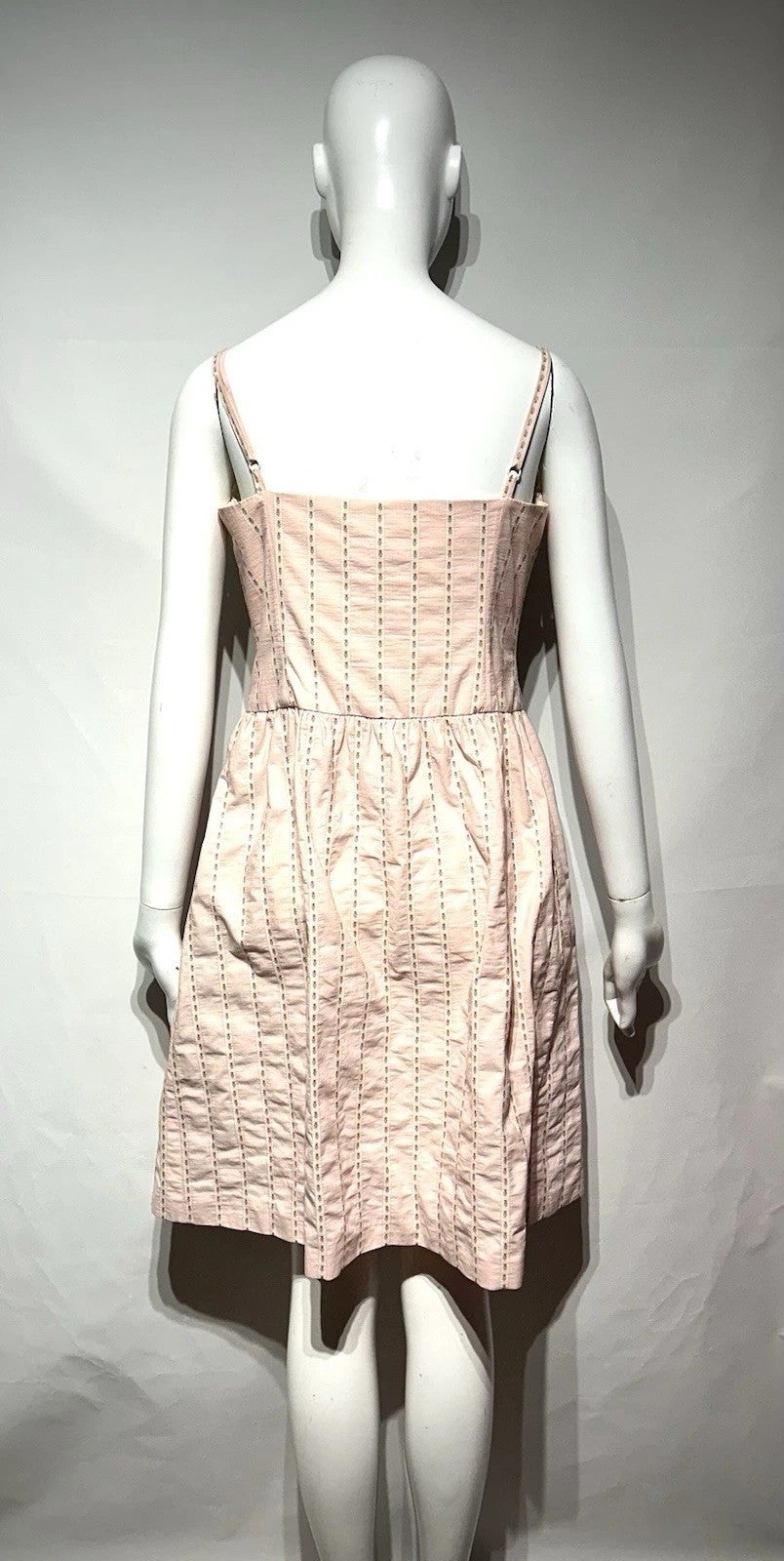 Dress / Moschino / 90s Vintage Pink Bows Sleeveless Mini / 10, photo 4 of 5