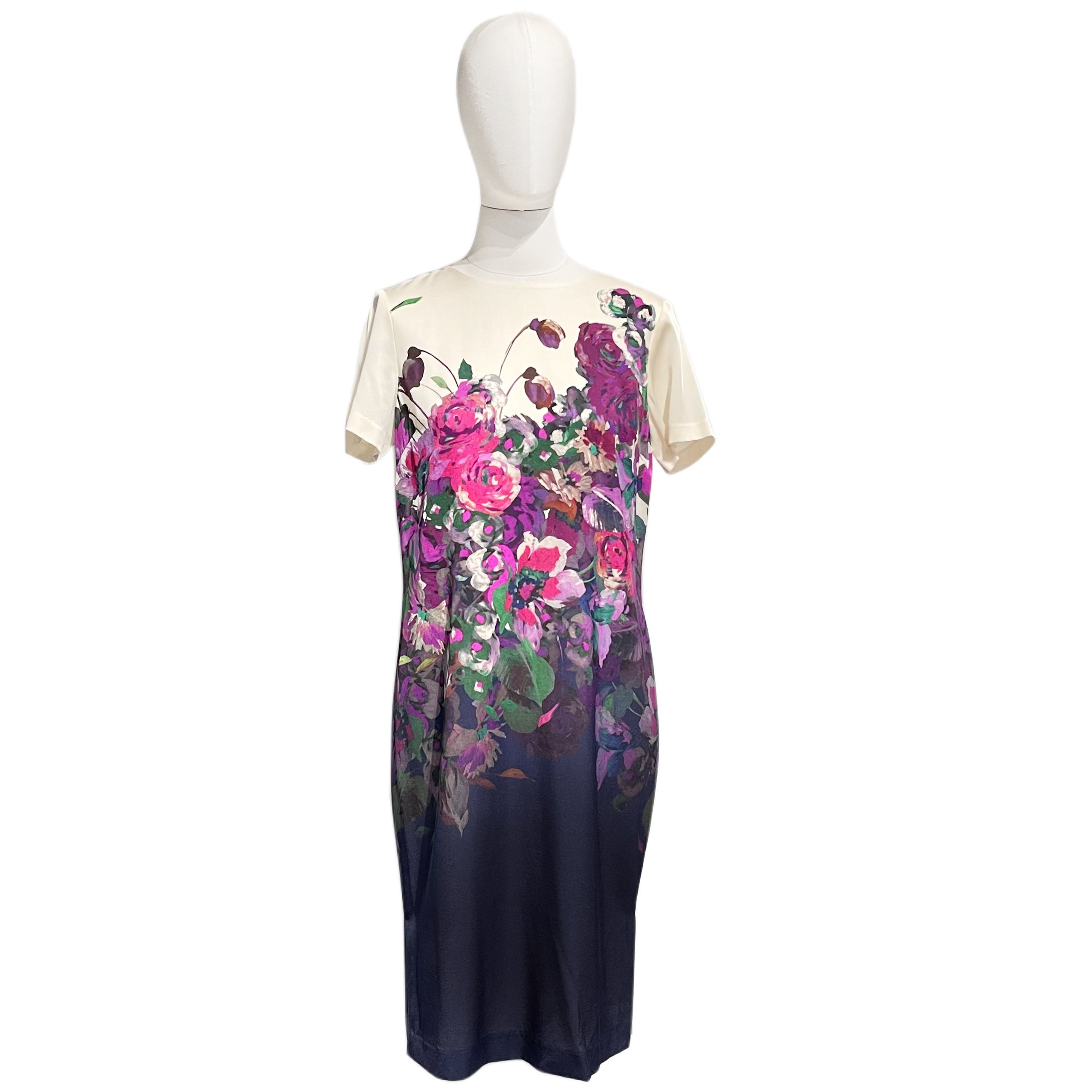 St john silk dress hotsell